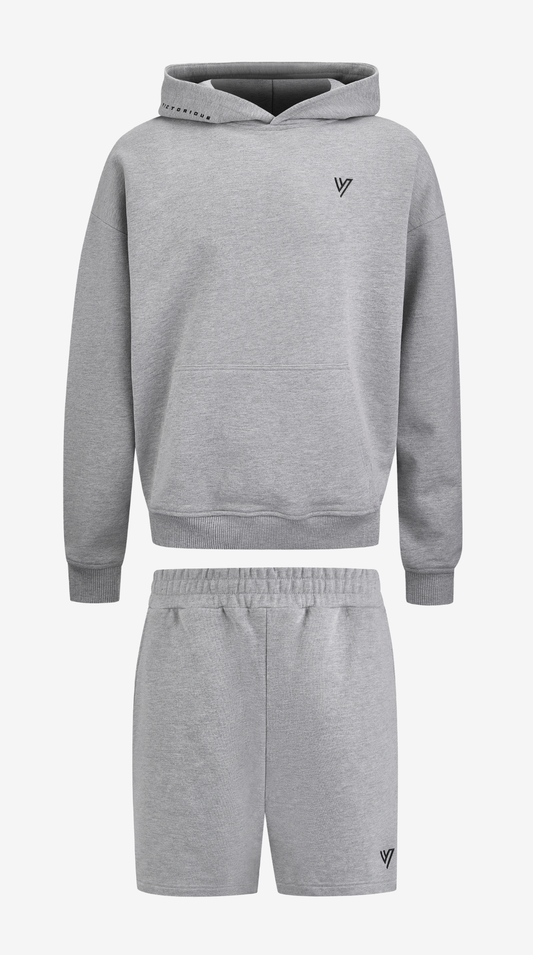 Grey Primus Hoodie & Short Set