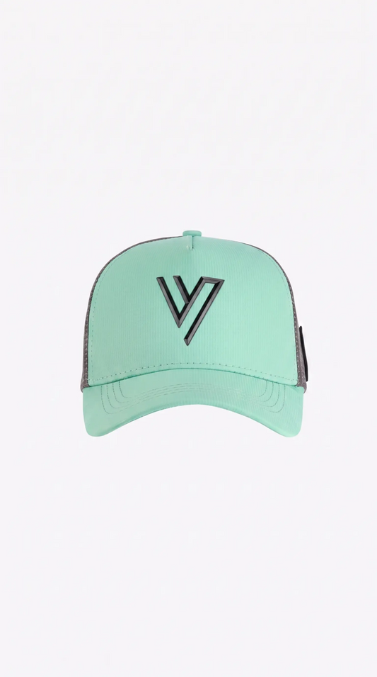 Mint/Grey Parma Trucker