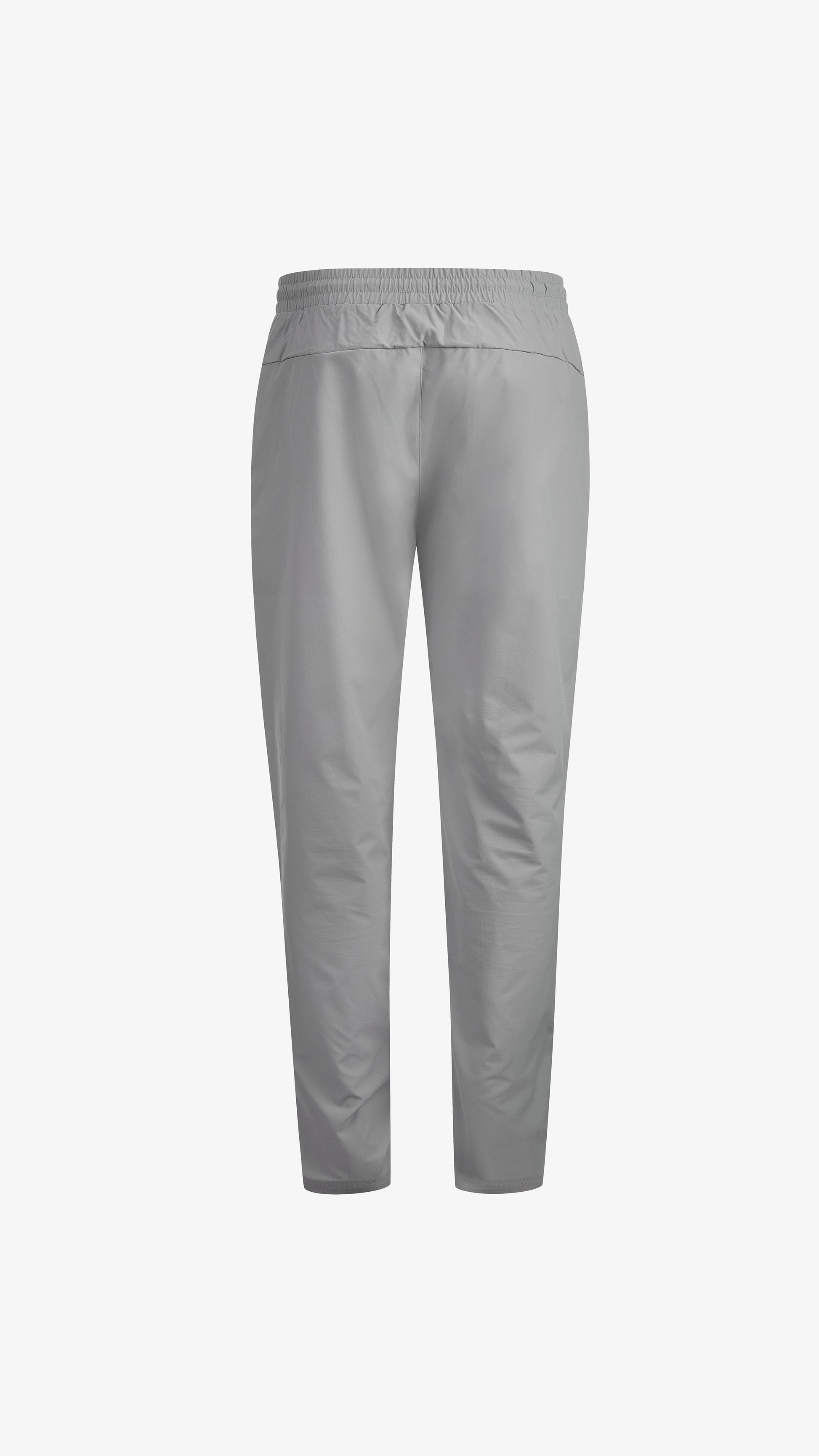 Grey/Mint Velum Windbreaker Pant, back view, reflective logo detail